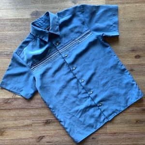 Boys Button Up Short Sleeve Shirt
